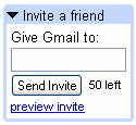 Gmail invites